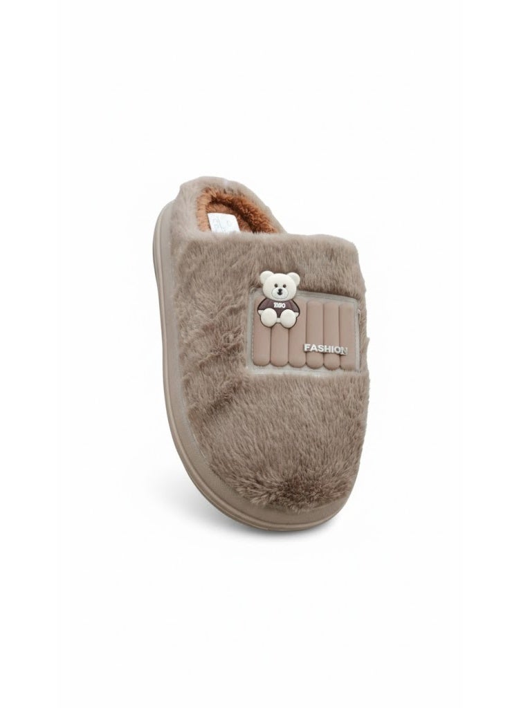 Ultra-Soft Plush Winter Indoor Slippers with Cozy Fur Lining and Anti-Slip Flexible Sole - Image 1